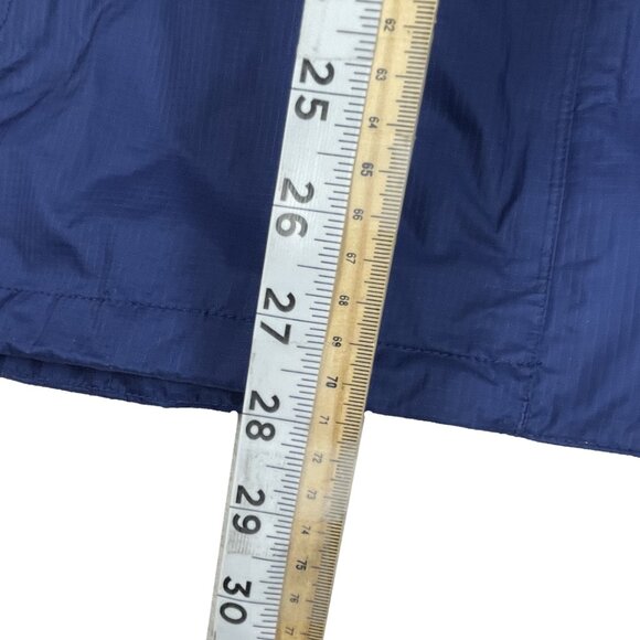 L.L. Bean Blue Waterproof Light Windbreaker Hooded Jacket Women's 3XL XXXL - Picture 10 of 15